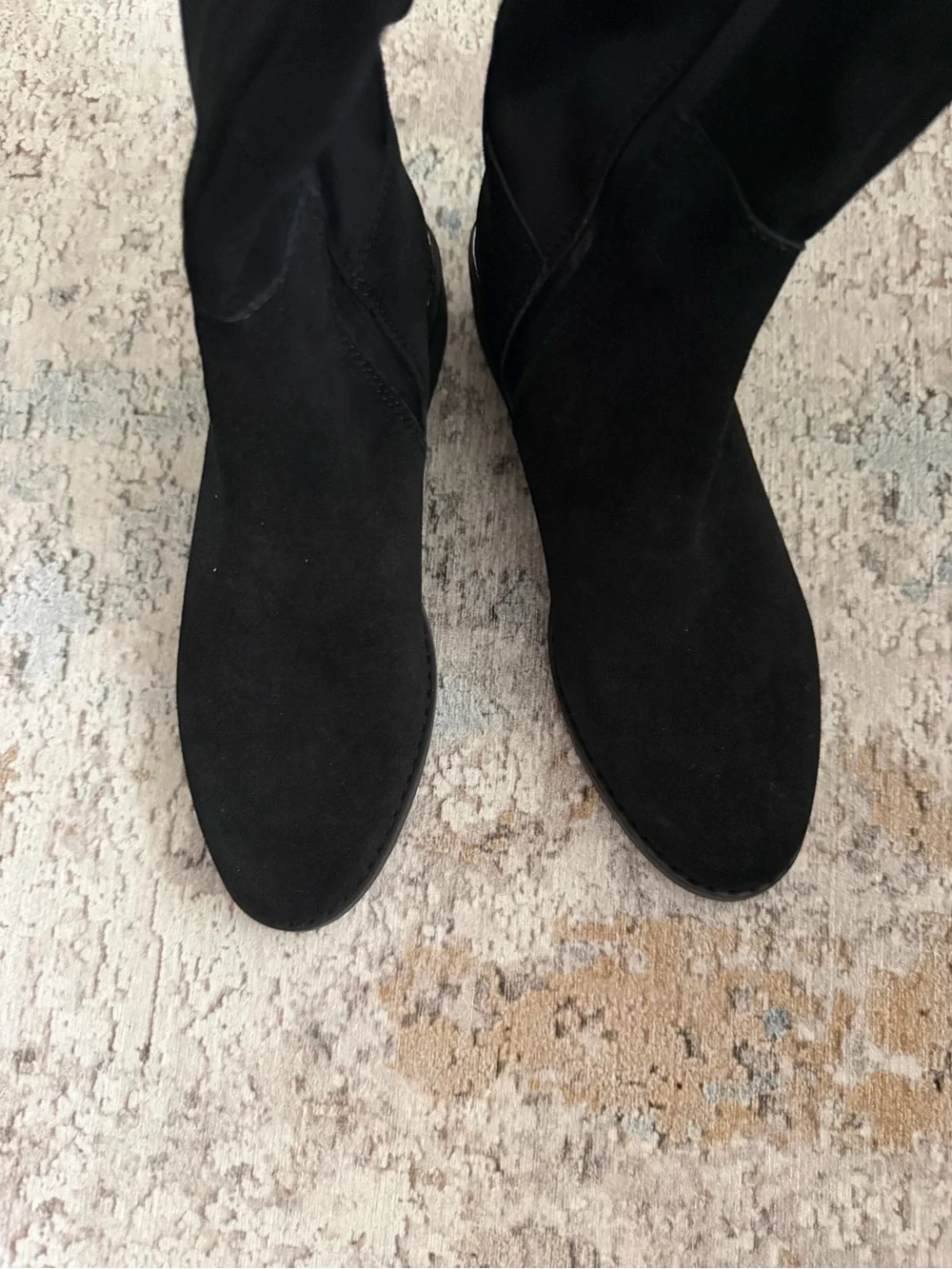 Blondo Valina Over the Knee Suede Boots in Black Size 6M